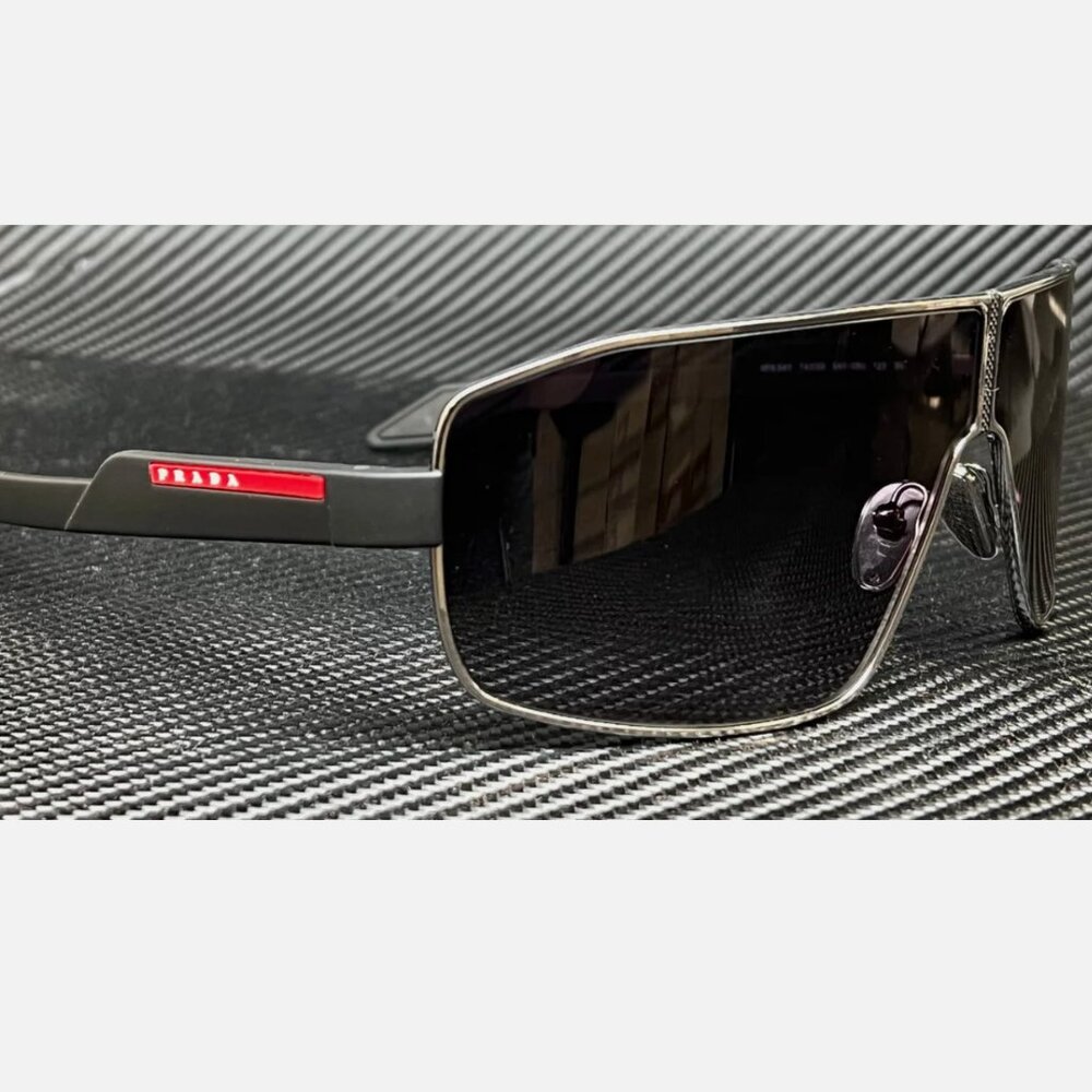 Prada Men's Gunmetal Grey Sunglasses - Picture 3 of 4